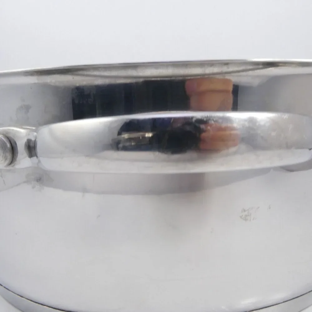 Princess House Heritage Stainless Steel 4 Qt Pan W/ Lid Excellent